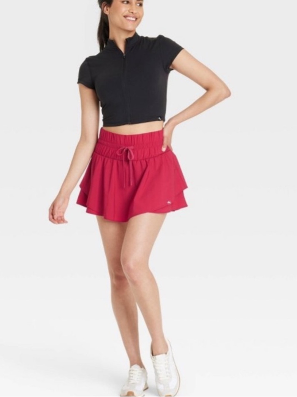 JoyLab High Rise Flowy Skort Size Large - Picture 2 of 8